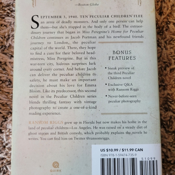 Miss Peregrine's Home For Peculiar Children & Hollow City book bundle - Picture 6 of 7